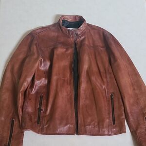 Men's Brown Leather Jacket